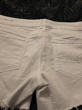American Eagle Outfitters White Women's Denim Cutoff Shorts